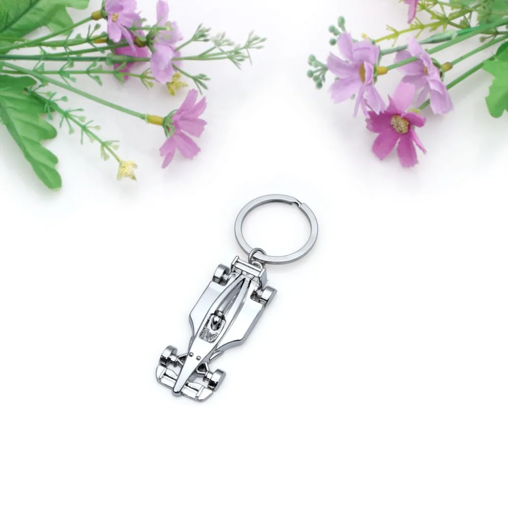 F1 Formula One Race Racing Car Keychain Key Chain Fob Ring Holder