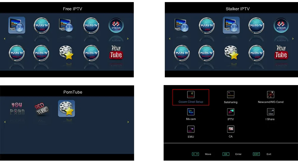 R8 DVB-S2 4K спутниковый ресивер с 1 год бесплатно CCCam Европейский Clines сервис Испания IKS Youtube Bisskey MAG M3U H265 IPTV Box