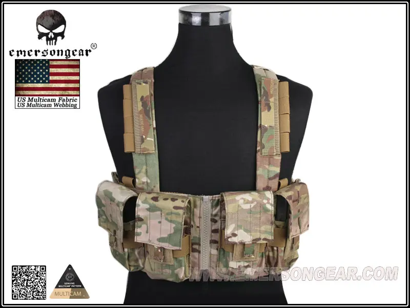 EMERSON LBT1961K Style7.62 Тактический нагрудный MC500D военное снаряжение Мультикам EM2978MC