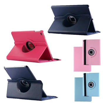 

Promotion Cover Case For IPad Air 2 Case 360 Degree Rotating PU Leather Flip Cover Case For Ipad 6 6th Tablet Smart Cases Coque