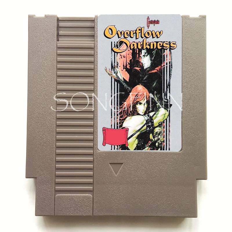 

Castlevania Overflow Darkness English Game Cartridge Card for 72 Pin 8 Bit Video Game Console retro Classic Card