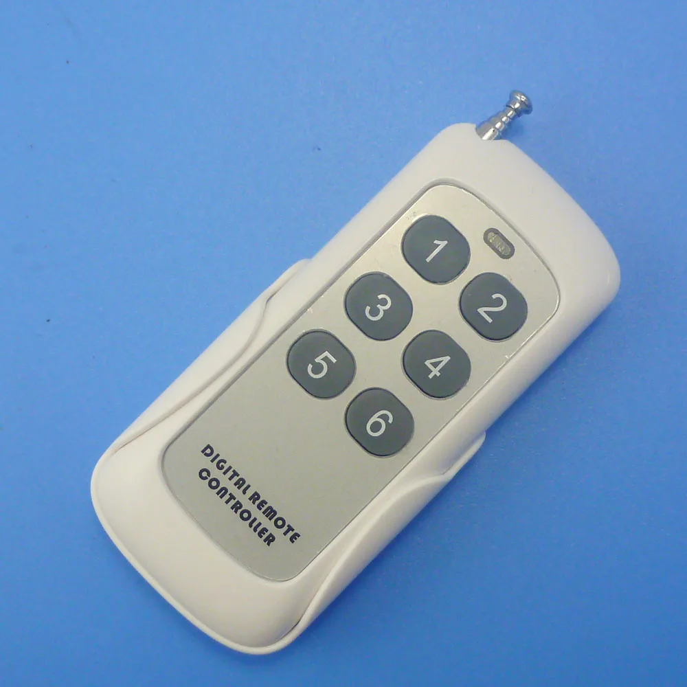 

6 Buttons Large Power EV1527 Fixed code Remote 433.92MHz TB424