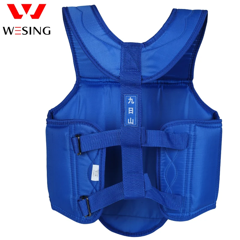 Günstige Wesing Karate Boxen Brust Schutz Kampfkunst Rippe Schild Armour Weibliche Brust Schutz Taekwondo Training sanda Sparring Getriebe