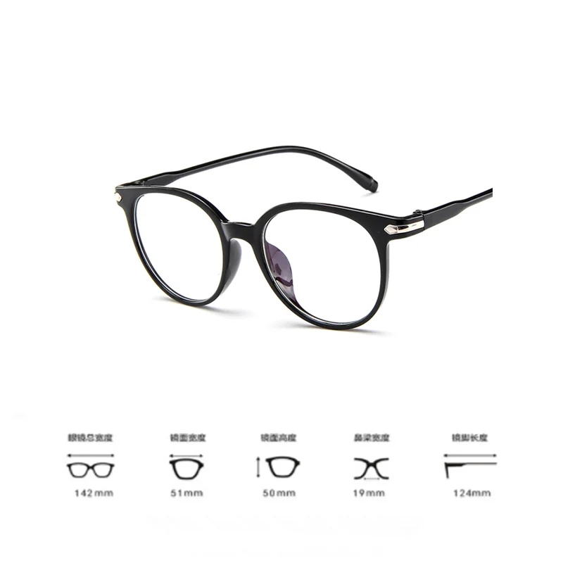 

Blue Light Blocking Spectacles Anti Eyestrain Decorative Glasses Light Computer Radiation Protection Eyewear