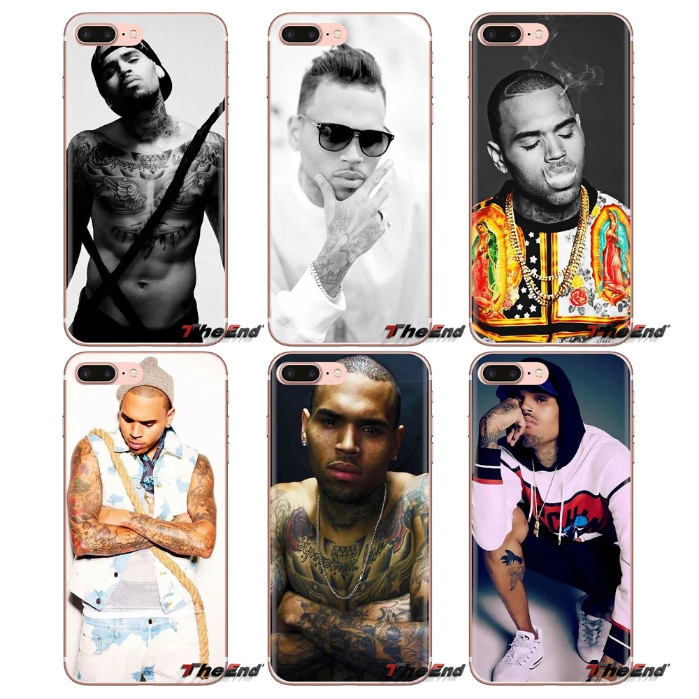 Прозрачный чехол из ТПУ для iPod Touch Apple iPhone 4 4S 5 5S SE 5C 6 6S 7 8 X XR XS Plus MAX Singer Charlie Chris Brown
