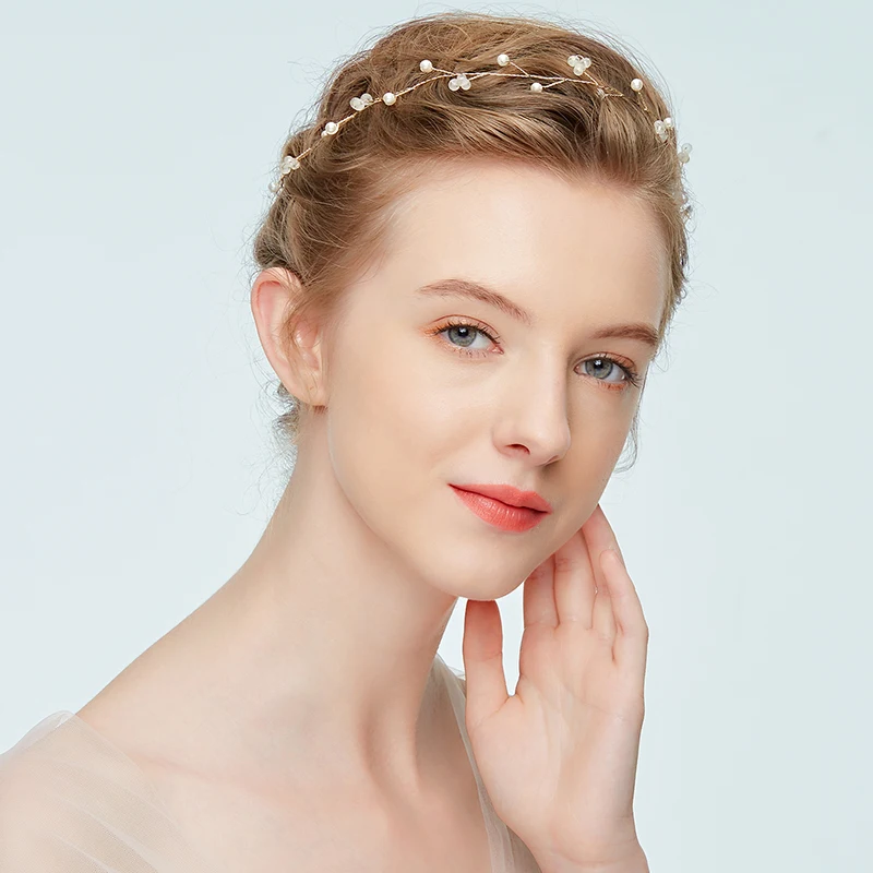Fashion Bridal Headband Handmade Hairband Elegant Wedding Hair Jewelry