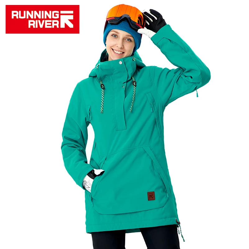 RUNNING RIVER Brand Women Snowboard Jacket For Winter Warm Outdoor Sports Clothing High Quality Sports  #A8011