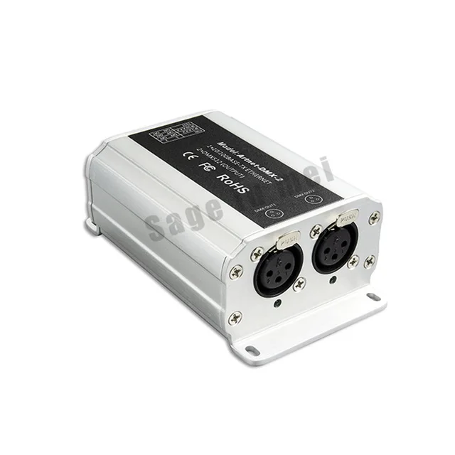Ltech DC12V Artnet-DMX-2 ArtNet-DMX конвертер ArtNet вход DMX 1024 выходных каналов 512x2CH по DHL FEDEX EMS Express |