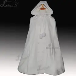 Белое Женское пончо, пальто для девочек, Свободный плащ с капюшоном в стиле Лолиты, большие размеры, накидка на заказ