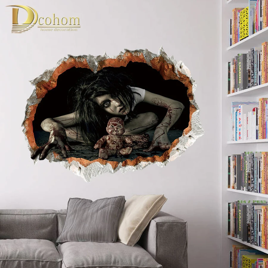 Online kopen wholesale halloween muur uit china halloween muur ...