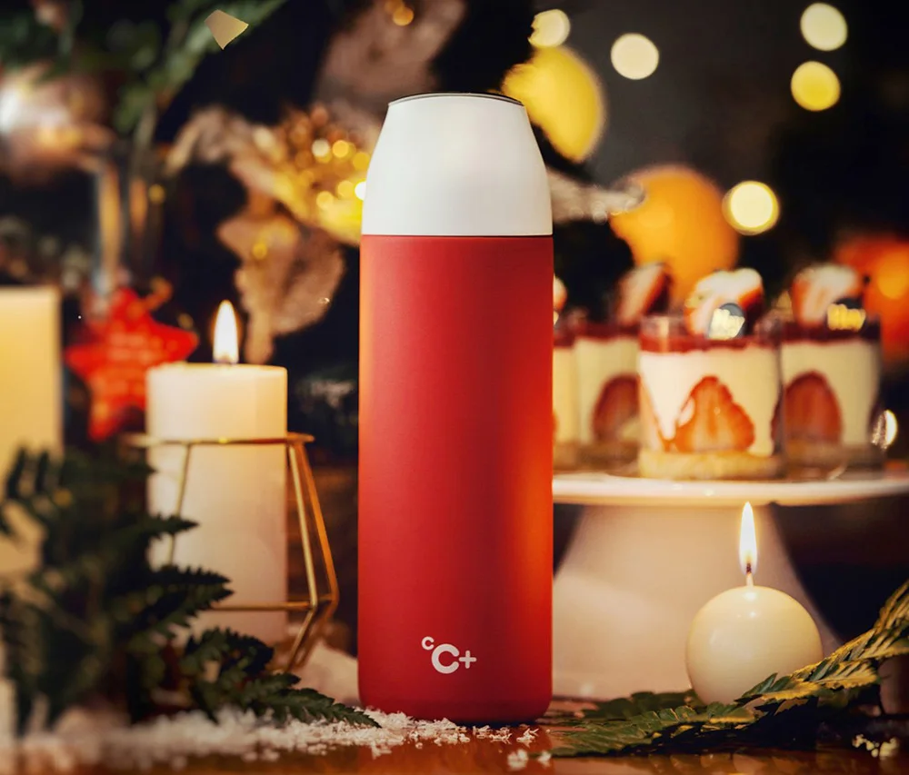 Xiaomi CC+ чашка умная вакуумная изоляционная бутылка кружка для путешествий поцелуй рыба термосы OLED дисплей температуры C