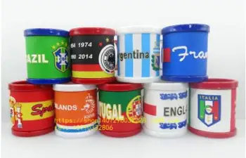 

20PC World Cup fan supplies the national team emblems mark cup water cup Italy Holland Portugal memorial gift fsactory outle