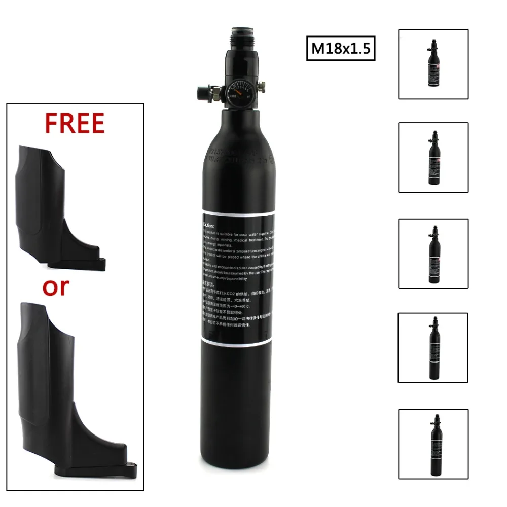 

PCP Paintball Airforce Scuba Pump 4500psi 300bar HPA Cylinder Air Bottle Aluminum Alloy M18x1.5 Tank 0.22L 0.3L 0.35L 0.45L 0.4