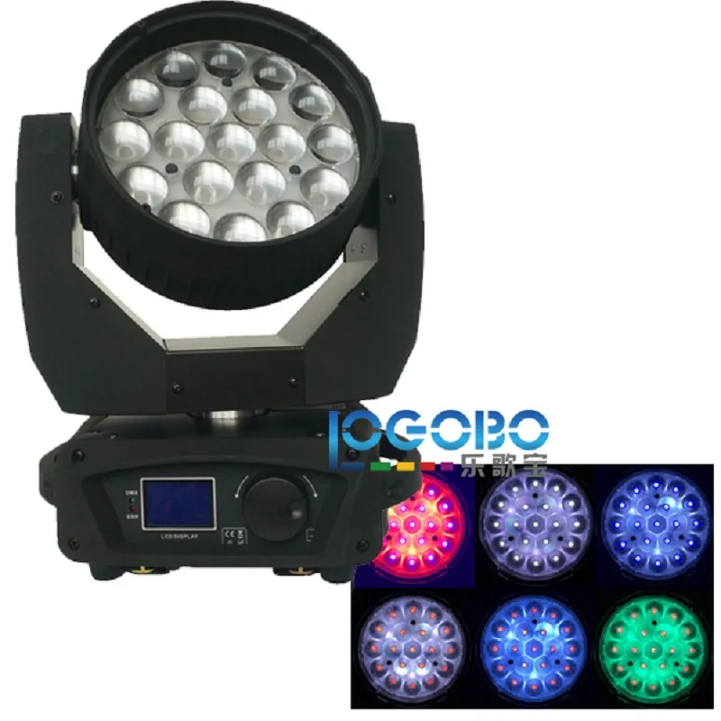 Музыкальный центр с движущейся головкой, 12Wx19 Zoom, DMX Led, эффект мойки Aura, cdj, вечерние украшения на новый год, Рождество Музыкальный центр с движущейся головкой, 12Wx19 Zoom, DMX Led, эффект мойки Aura, cdj, вечерние украшения на новый год, Рождество