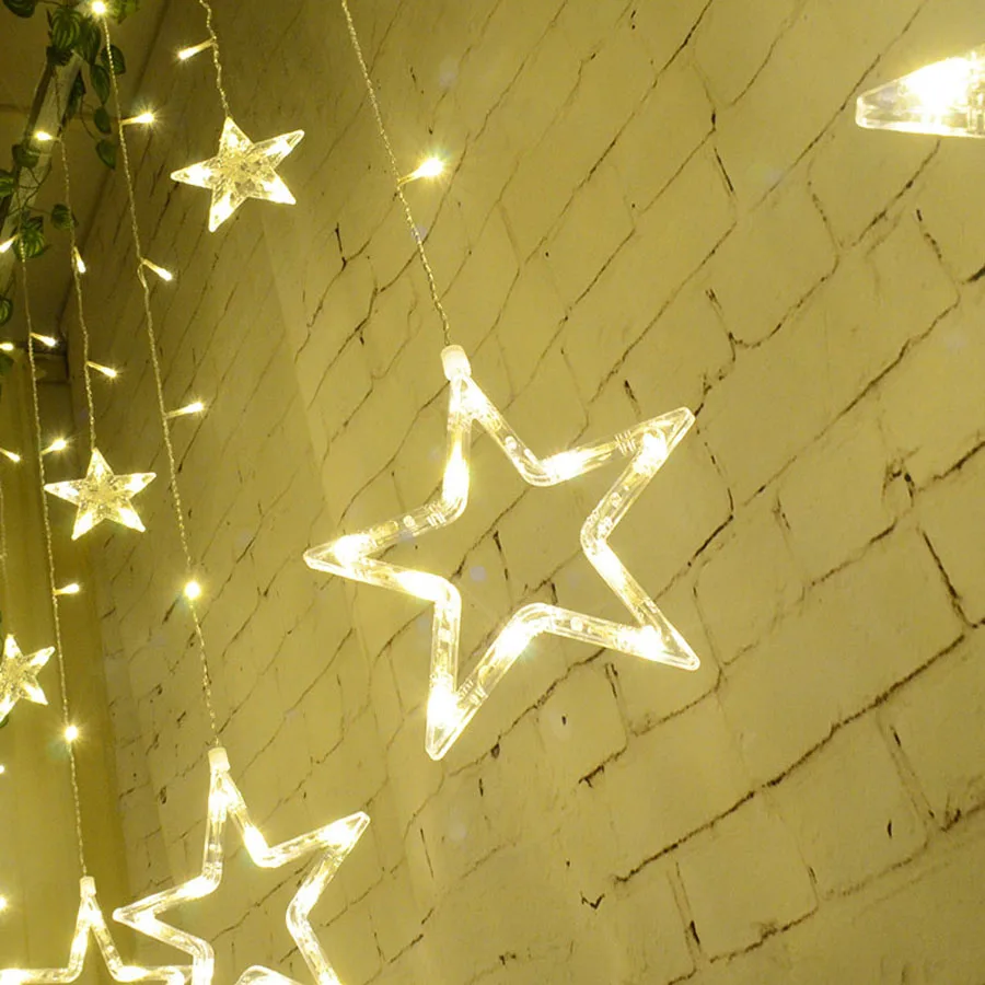 Star Curtain LED String Lights (2)