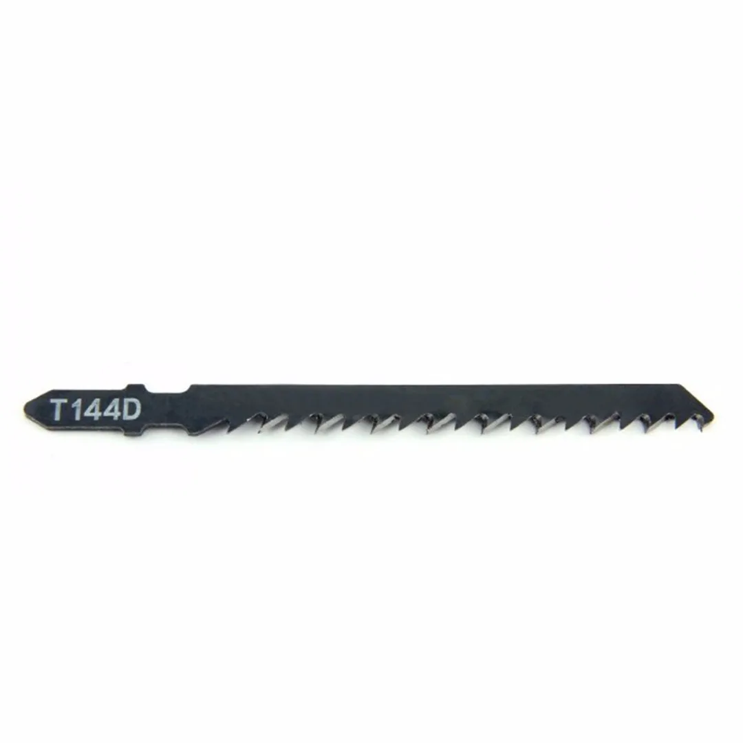 5pcs T144D HCS Curved Jigsaw Blades Extra Long For Wood Cutting 132mm Length