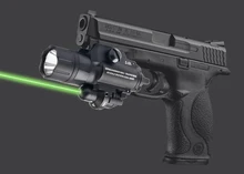 500 Lumens Ultra Bright Military LED Torch Light Tactical Weapon Flashlight Green Laser Sight w Tail