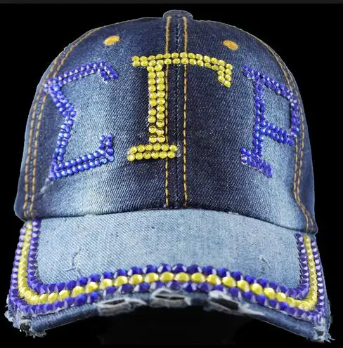 Sigma Gamma Rho Rhinestone Hat