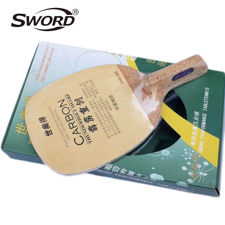 

Sword Thunderbolt Sharp Carbon Fast-Attack Table Tennis Blade (Japanese penhold) for PingPong Racket
