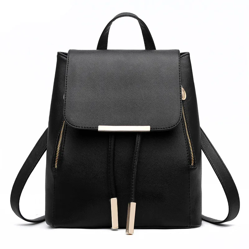 PU Pratical Schoolbag Casual Traveling Bag Elegant Women Backpacks