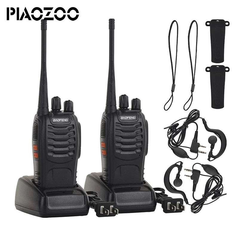

Baofeng BF-888S Rechargeable Toy Walkie Talkies set intercom phone toy professional walky talky gadget Handheld Transceiver P20