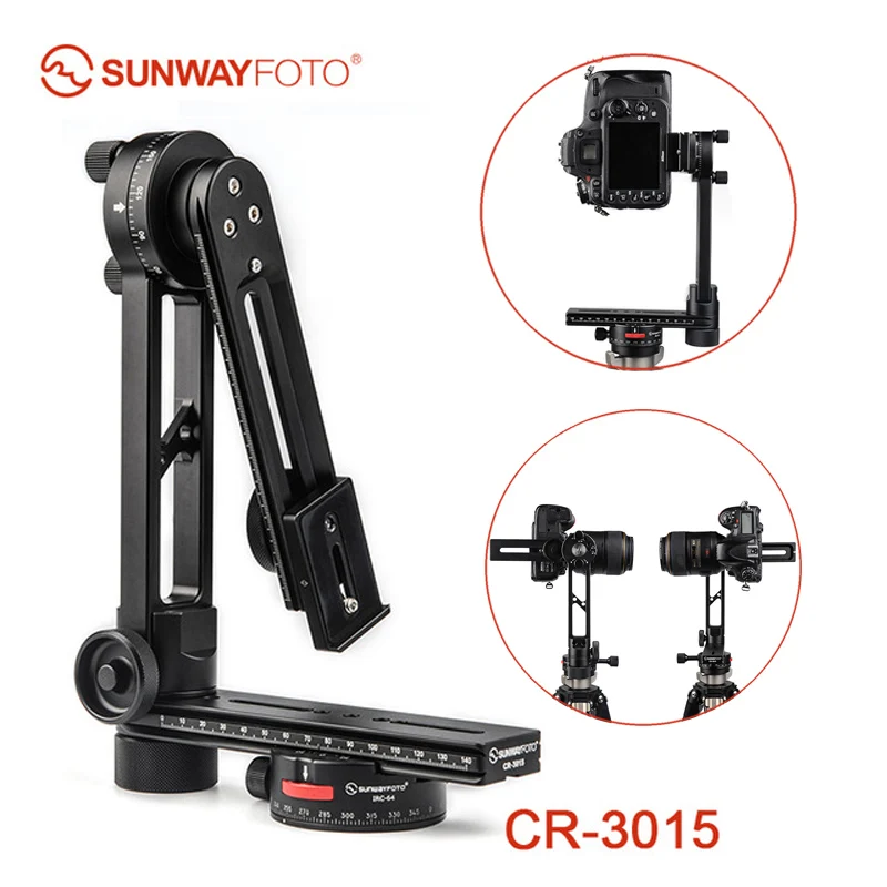 SUNWAYFOTO CR-3015 штатив для камеры 360 VR панорамная головка для Manfrotto Benro Штативная головка панорамная камера стойка CR 3015