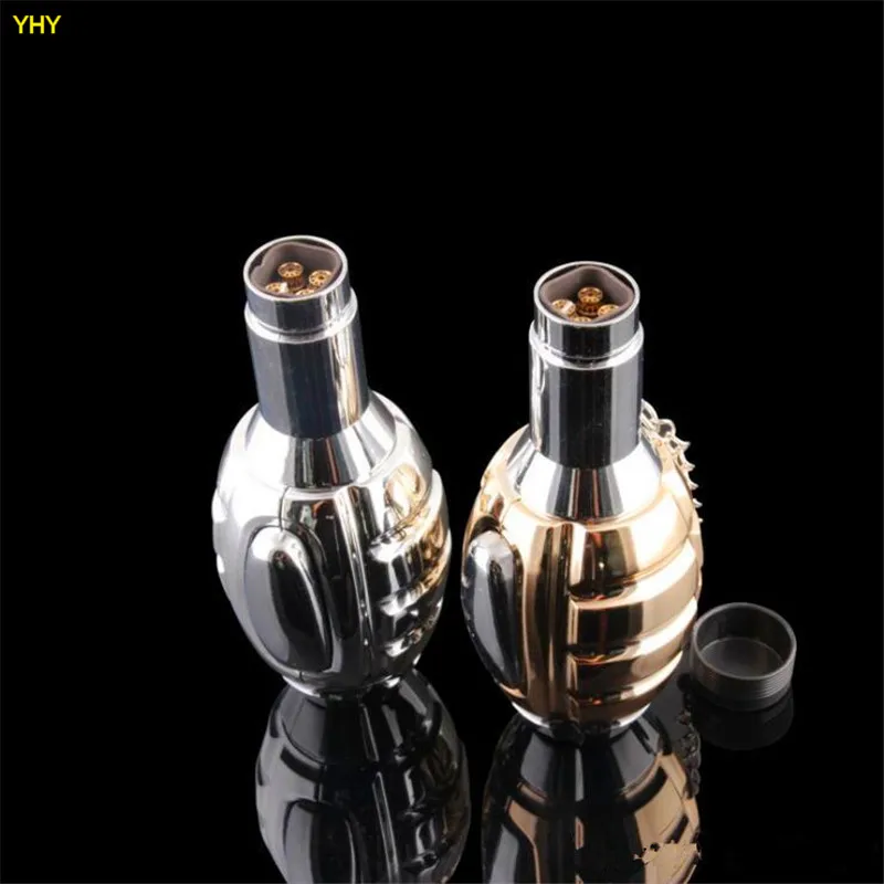 Newest Grenade Shaped Jet Butane Lighter Windproof Torches Multiple Color Lighters NO Gas For Smoking Cigarette Kitchen Tools05