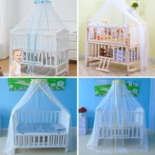 Детская кроватка сетка москитные сетки Складная летняя детская арочные москитные сетки переносная люлька сетка для младенцев детская колыбель