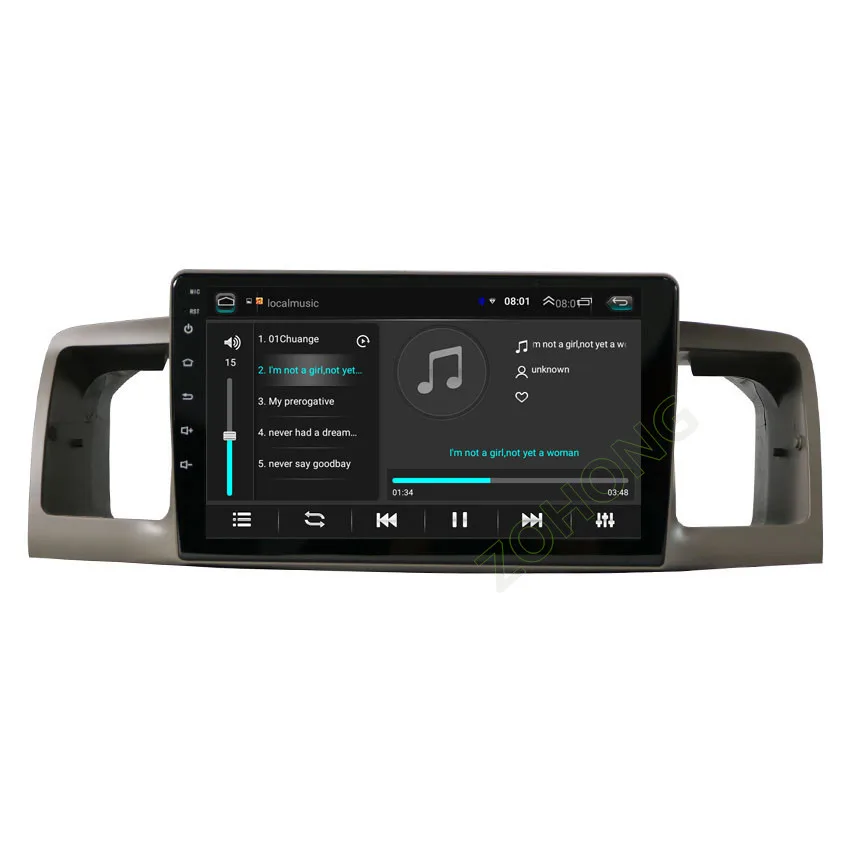 Clearance 4G 2+32Gb Android9.0 Car multimedia dvd player for Toyota Corolla E120 EX for BYD F3 autoradio CAR GPS navigation Radio stereo 3