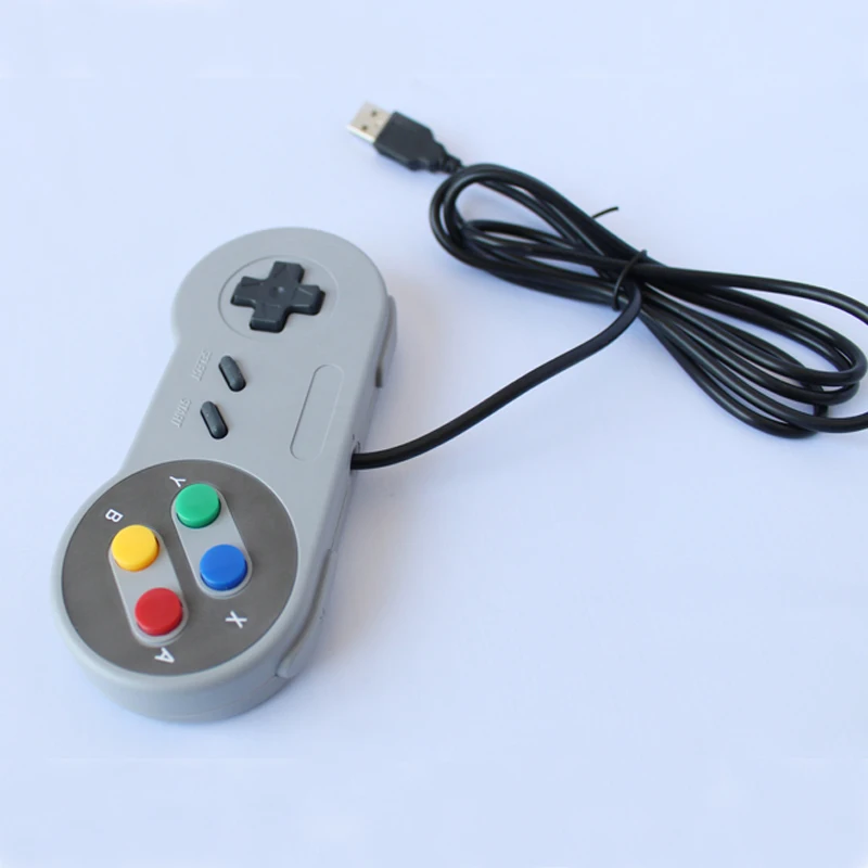 2017 классический ретро USB игровой контроллер для Nitendo SNES Поддержка Windows PC/MAC/Android TV BOX