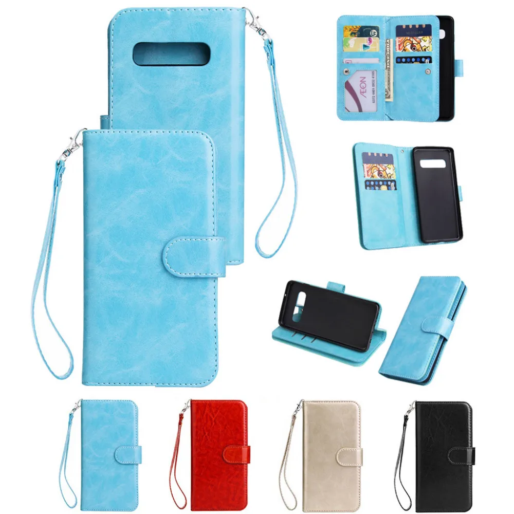 

For Samsung Galaxy S10E Flip High Quality Leather Wallet Card Stand Case Cover 5.8 inch For Business protected in style
