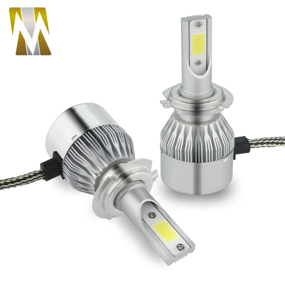 Car Lights Bulbs LED 12V H1 H3 H4 H7 H8 H9 H11 H13 HB1 HB2 HB3 HB4 HB5 880 881 9003 9004 9005 9006 9007 9008 Auto Headlights Kit (2)