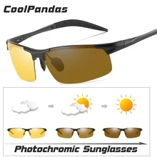 День и ночь, фотохромные поляризованные солнцезащитные очки, мужские солнцезащитные очки для водителей, безопасные очки для вождения, рыбалки, UV400, очки oculos de sol