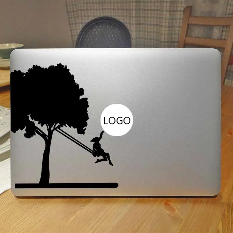 Забавная наклейка Swing Girl для ноутбука Apple Macbook Pro Air Retina 11 12 13 15 дюймов поверхность Mac