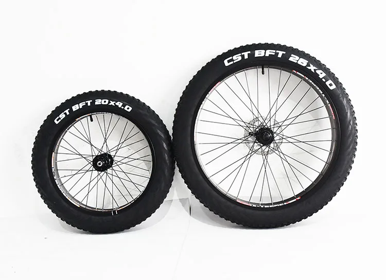 Buy CST 26*4.0 20*4.0 Anti stab rough grip beach snow fat bike tire tube from