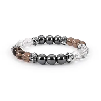 

Cool Magnetic Bracelet Beads Hematite Stone Therapy Health Care Magnet Hematite Beads Bracelet Slimming Product