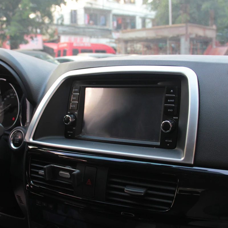 Для Mazda Cx 5 Cx5 Ke 2012 2013 2014 2015 2016 хромированная внутренняя панель приборной панели