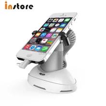 Китайская Фабрика Интеллектуальная охранная сигнализация мобильный телефон розничная, система безопасности дисплея Подставка для сотового телефона с сигнализацией и зарядкой