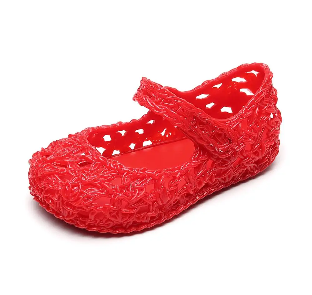 

Mini Melissa 2019 New Mini girls Shoes Crystal Jelly Sandals Children Hollow Shoes Toddler Girls kids Sandals princess