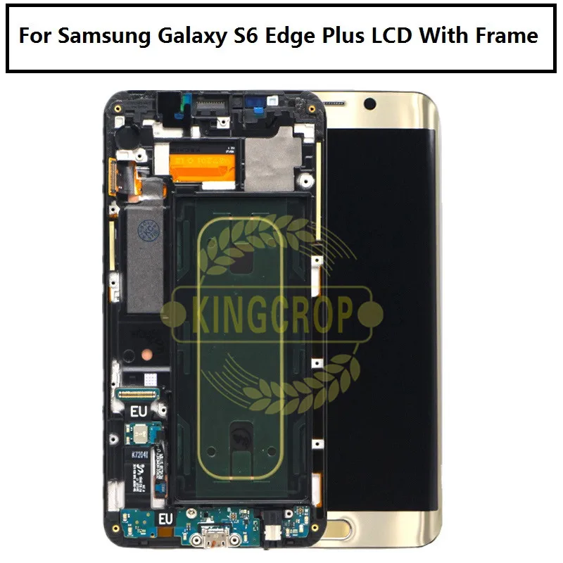 Для samsung Galaxy S6 Edge Plus ЖК G928 G928F SM-G928F дисплей+ рамка сенсорный экран в сборе Замена для samsung S6 EdgePlus