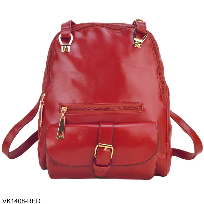 5Colors 2014 New Arrival PU Leather Women's Backpack Fashion Design