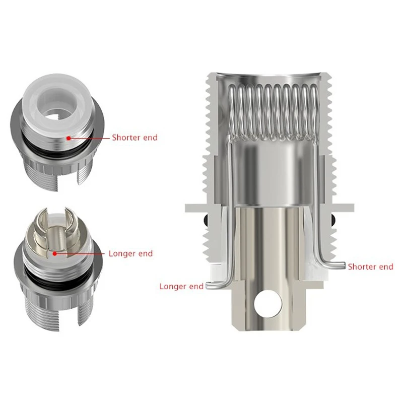 Испаритель Joyetech eGo ONE CLR 1 0 Ом Замена 10 шт. головки катушки для Tank|coil head|replacement coil