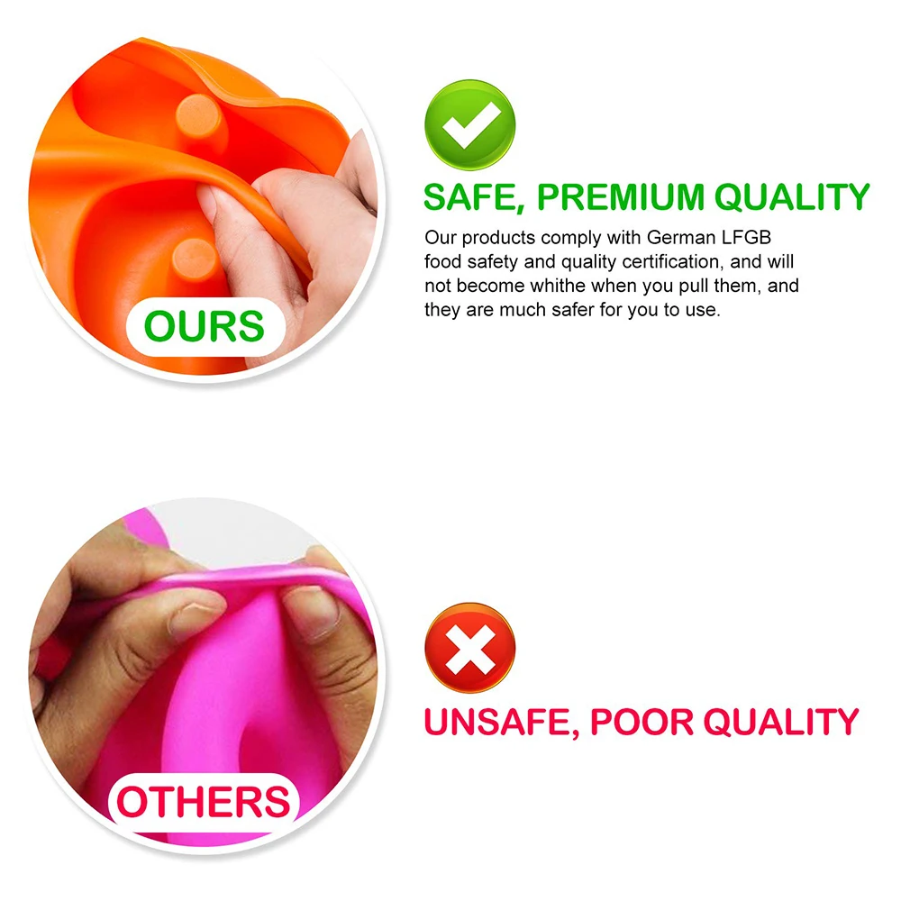 6-Cavity silicone Donut molde Baking pan Non-Stick mold Dishwasher Decoration tools baking nonstick and heat Resistant Reusable