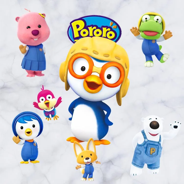 

Pororo Removable Wall Stickers Decal Kids Decor Art Mural Poster Free Shipping d204