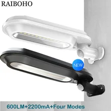 Новейший дизайн Солнечный свет 18 светодиодов 600LM Авто PIR датчик движения садовая настенная лампа-бра с питанием от солнечной панели для наружного водонепроницаемого освещения