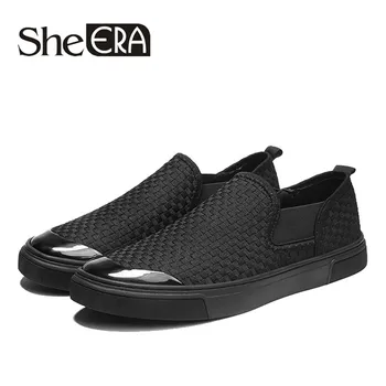 

2019 Men's Canvas Casual Shoes Man Business Sneakers Fashion Flats Classics Retro Style Four Seasons Shoes Luxury Brand Design