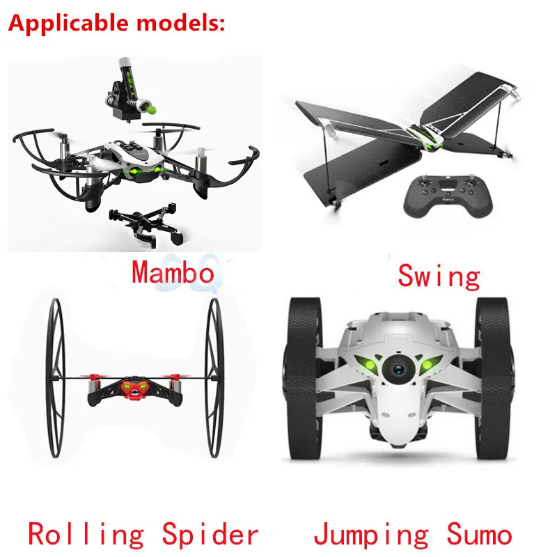 Multi-battery charger Intelligent charging 4 battery For parrot Minidrones  Mambo Swing rolling spider airborne Drone 1 (2)