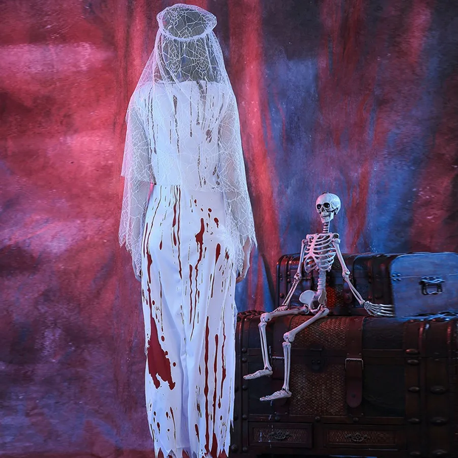 Ghost Corpse невесты костюмы на Хэллоуин для взрослых женщин Распродажа Клубные вечерние косплей ролевые игры Hag Onibaba Cos костюм вампира