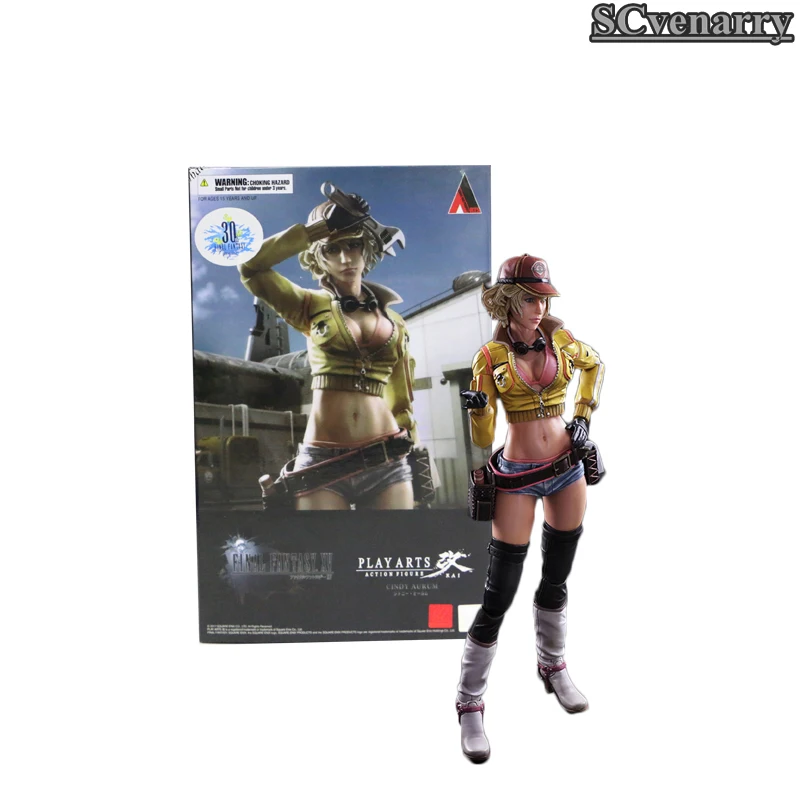 Final Fantasy XV сексуальная девушка Cindy Aurum фигурка модель игрушки 27 см|Игровые фигурки