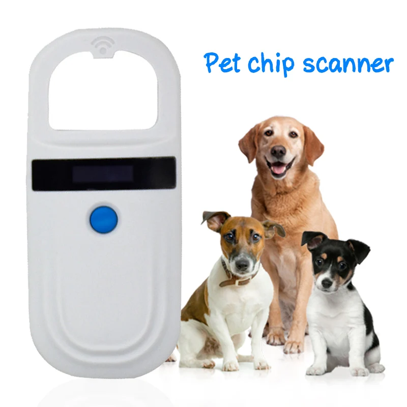 

Pet Microchip Scanner Animal RFID Tag Reader Dog Pig Ear Reader 134.2KHZ LBShipping